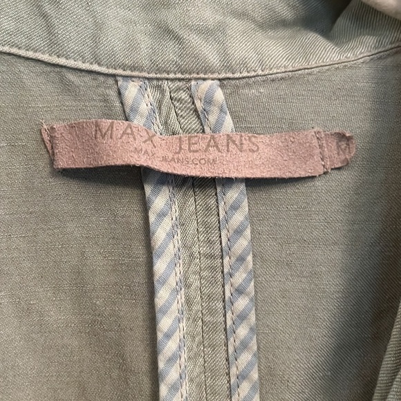 Max Jeans brand size M linen jacket - Picture 2 of 6